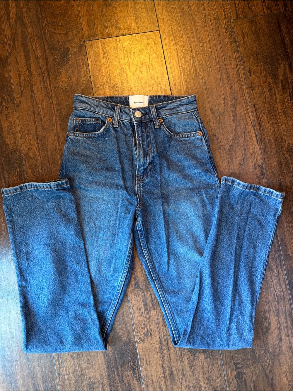 Reformation Skinny Jeans in Blue Denim